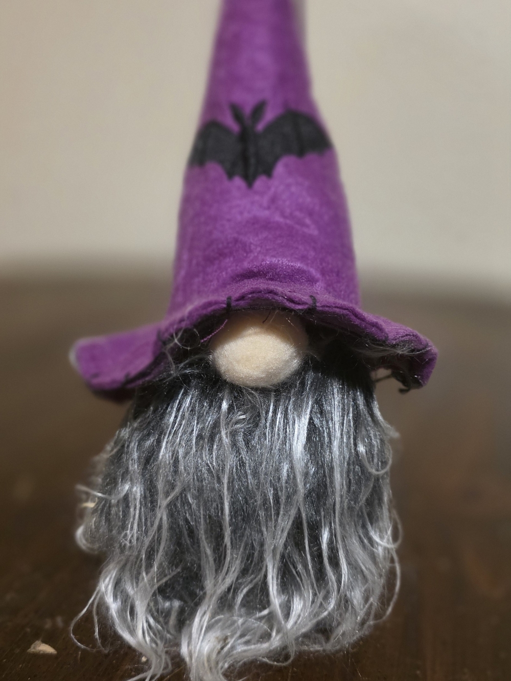 Purple Witch Gnome Decor